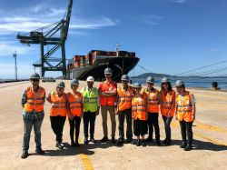 Visita conjunta das Comiss�es de Direito Aduaneiro Mar�timo e Portu�rio, Direito Tribut�rio e Direito Militar ao PORTO DE ITAPO�/SC