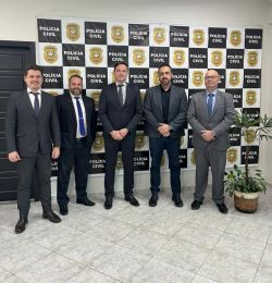 OAB Joinville visita 2� Delegacia  Regional da Pol�cia Civil