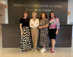 OAB Joinville se re�ne com o Instituto da Cultura e Educa��o para  organizar  Feira do Livro de Joinville 2024