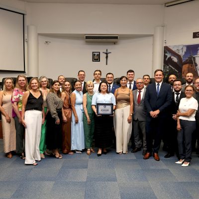 OAB Joinville � homenageada pelos seus 55 anos em Sess�o Especial na C�mara de Vereadores