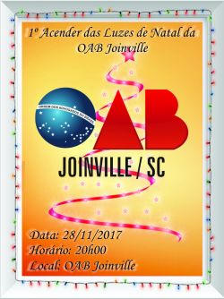 1� Acender das Luzes de Natal 