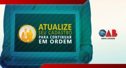 Atualiza��o cadastral online j� est� dispon�vel na OAB/SC