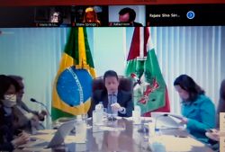 Presidente da OAB Joinville participou de Col�gio de Presidentes nesta segunda-feira (29), onde foi discutido retorno gradual das atividades presenciais