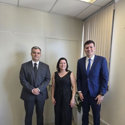 OAB Joinville realiza visita institucional ao diretor do Foro Trabalhista