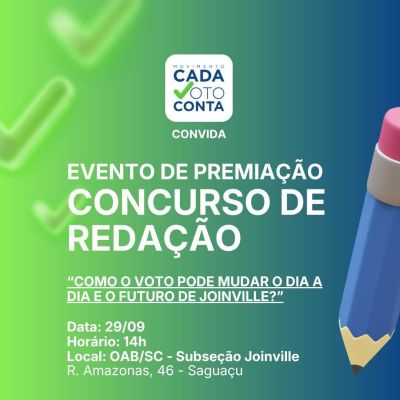 Ideias que escrevem o futuro de Joinville!