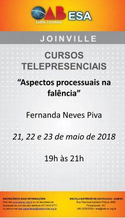 Curso telepresencial : Aspectos processuais na fal�ncia 