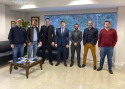 Diretoria da OAB Joinville se re�ne  com representantes dos times  de futebol da Subse��o