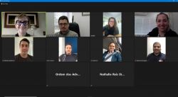 Em reuni�o ordin�ria, diretoria da OAB Joinville discute programa��o da Semana da Advocacia 2021 