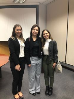 Presen�a da Comiss�o de Direito Aduaneiro, Mar�timo e Portu�rio na palestra Procedimentos Aduaneiros, realizada na Associa��o Empresarial de Joinville