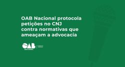 OAB Nacional protocola peti��es no CNJ contra normativas que amea�am a advocacia 