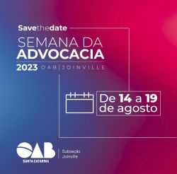 Save the date: Semana da Advocacia 2023