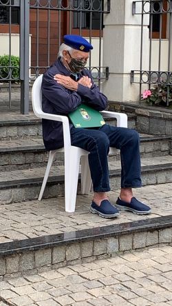 OAB Joinville marca presen�a em homenagem ao ex-combatente que lutou na 2� Guerra Mundial