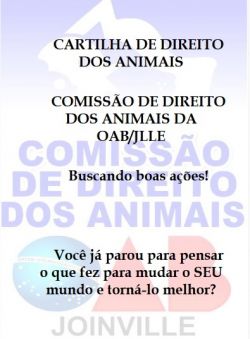 Comiss�o produz Cartilha de Direito dos Animais 