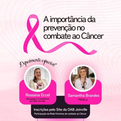 Encontro Especial do Outubro Rosa na OAB Joinville 