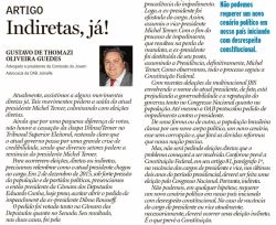 Artigo de opini�o : Indiretas j� 