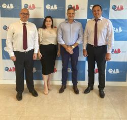 OAB Joinville recebe visita institucional de deputado estadual
