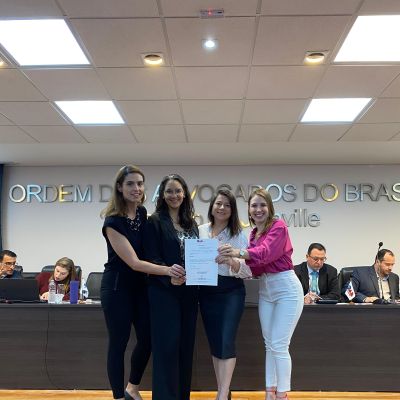 OAB Joinville nomeia nova Presidente da Comiss�o de Direito da Sa�de, Direito M�dico e Sanit�ria 