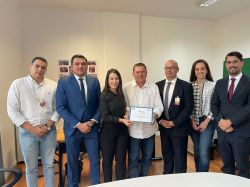 OAB Joinville realiza visita institucional ao vereador Ednaldo Jos� Marcos