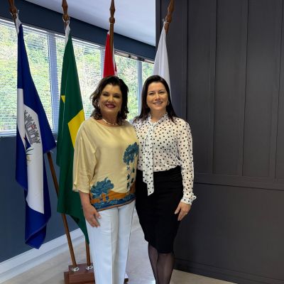OAB Joinville recebe visita institucional da Vice-Governadora