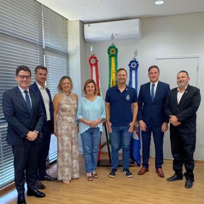 Em reuni�o com o prefeito, OAB/SC e OAB Joinville estreitam la�os com o Executivo de Joinville