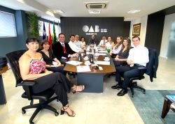 Diretoria da OAB Joinville realiza reuni�o ordin�ria mensal e reuni�o em conjunto com os coordenadores