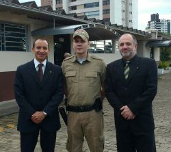 Solenidade de compromisso dos oficiais da 5� RPM promovidos ao primeiro posto da Pol�cia Militar 