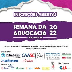 Inscri��es abertas para os cursos de capacita��o da Semana da Advocacia 2022
