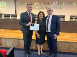 OAB Joinville participa da Solenidade de Reconhecimento Especial, dedicada aos  Policiais Civis