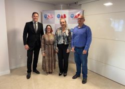 OAB Joinville recebe visita institucional da Pol�cia Civil de Santa Catarina