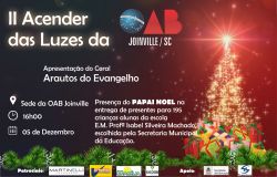 II Acender das Luzes de Natal da OAB Joinville 