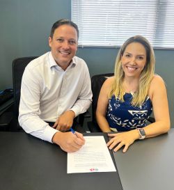  Presidente da OAB Joinville faz a transmiss�o de cargo para a tesoureira