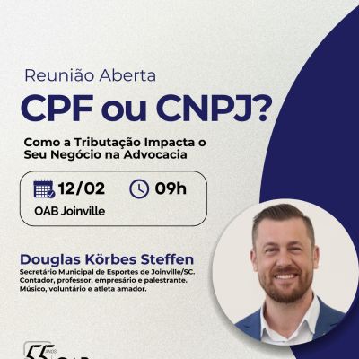 Reuni�o Aberta da Comiss�o de Gest�o de Escrit�rio da OAB Joinville