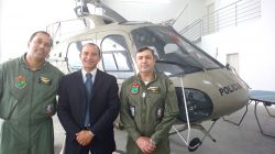 Comiss�o de Direito Militar realiza visita ao Batalh�o de Avia��o PMSC