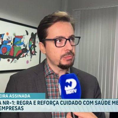 OAB Joinville participa de entrevista sobre a nova NR-1 e sa�de mental no trabalho