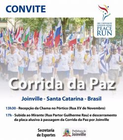 Convite - Corrida da Paz