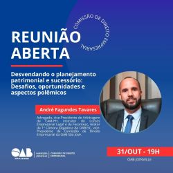 Reuni�o aberta: Comiss�o de Direito Empresarial e dos Neg�cios
