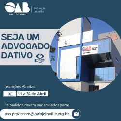Seja um advogado dativo