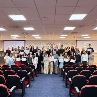 OAB Joinville realiza lan�amento do novo volume da Revista Eletr�nica