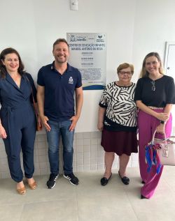 OAB Joinville participa da inaugura��o do Centro de Educa��o Infantil Manoel Ant�nio da Rosa