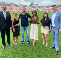 OAB Joinville realiza visita institucional � Secretaria de Esportes de Joinville