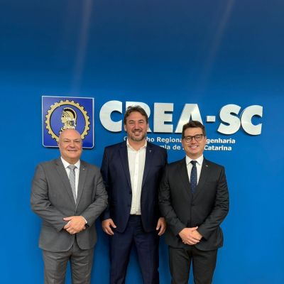 OAB Joinville participa da inaugura��o da nova sede da Inspetoria do CREA-SC em Joinville