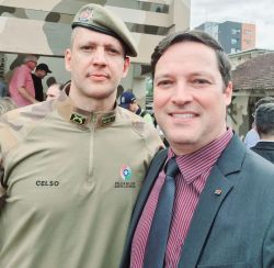 OAB Joinville participa da Solenidade de implanta��o do 1� Batalh�o de Pronta Resposta e Assun��o do Comando