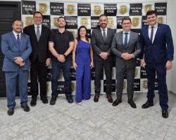 OAB Joinville realiza visita � Pol�cia Civil