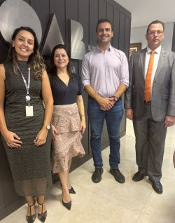 OAB Joinville recebe visita institucional do vereador Neto Petters