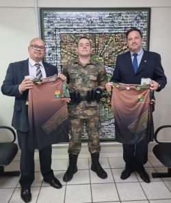 OAB Joinville realiza visita institucional a 2� Companhia do 1� Batalh�o de Pol�cia Militar Ambiental