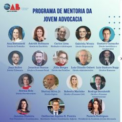 Conhe�a os mentores do Programa de Mentoria da Jovem Advocacia