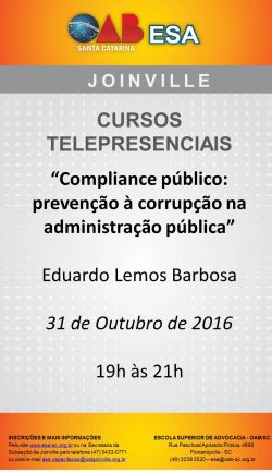 Curso telepresencial: Compliance p�blico 
