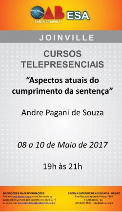 Curso telepresencial: Aspectos atuais do cumprimento da senten�a