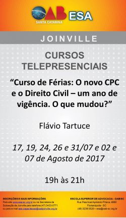 Curso telepresencial: O novo CPC e o Direito Civil 