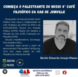 4� Edi��o do Caf� Filos�fico da OAB Joinville